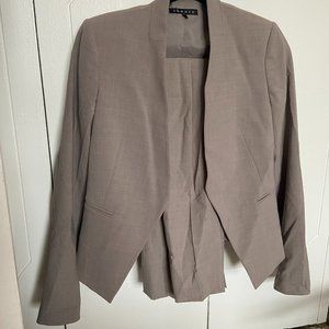 Theory Open Blazer + Suit Pants